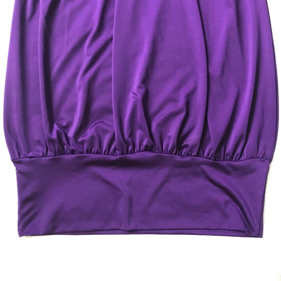 Purple Urban Behaviour Shirt/Mini Dress - Picture 4 of 6